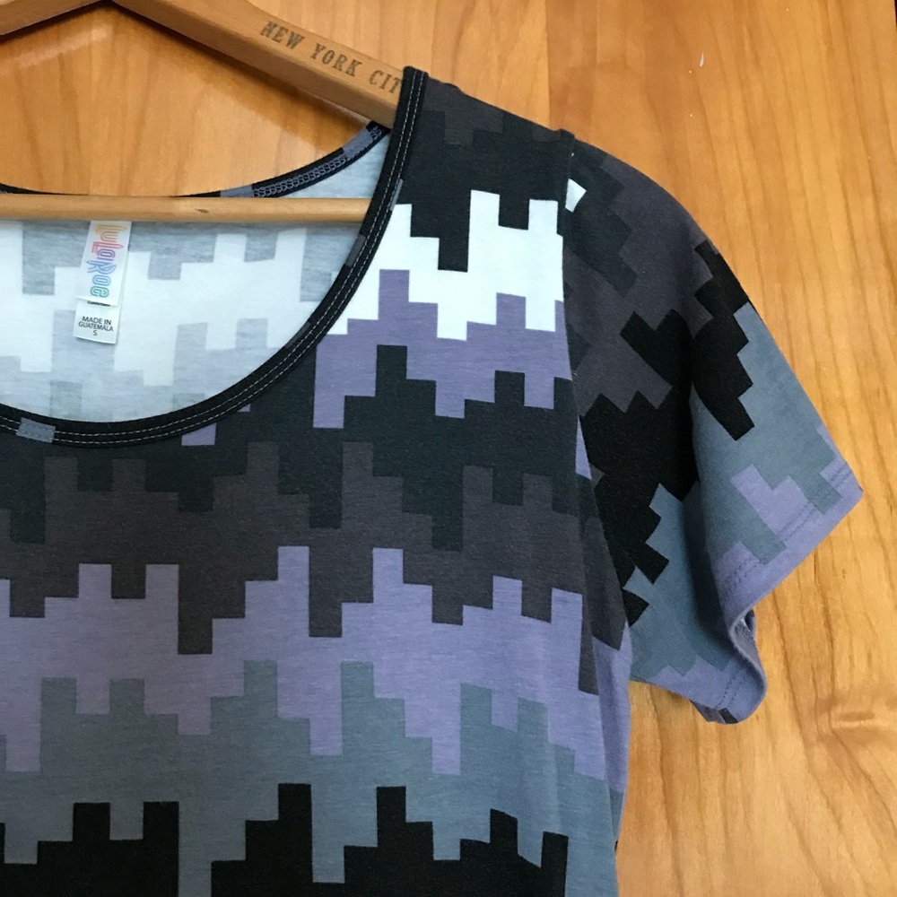 Black, Gray, and White Classic Tee